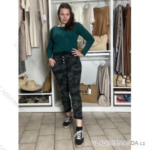 Damen-Jogginghose aus Baumwolle mit Camouflage-Muster (S/M/L ONE SIZE) ITALIAN FASHION IMC251116