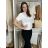Langärmlige Tunika für Damen (S/M/L EINHEITSGRÖSSE) ITALIAN FASHION IMWCP25NEAPOL