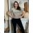 Langärmlige Tunika für Damen (S/M/L EINHEITSGRÖSSE) ITALIAN FASHION IMWCP25NEAPOL