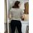 Langärmlige Tunika für Damen (S/M/L EINHEITSGRÖSSE) ITALIAN FASHION IMWCP25NEAPOL