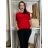 Langärmlige Tunika für Damen (S/M/L EINHEITSGRÖSSE) ITALIAN FASHION IMWCP25NEAPOL