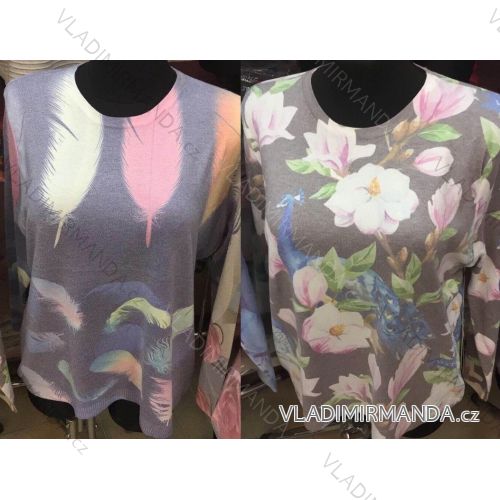 Langärmliges Sweatshirt mit Übergröße (m-3xl) OSLIL POLSKá Fashion PM117047