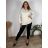 Ärmellose Jacke mit langen Ärmeln (uni sl) ITALIENISCHE Mode IMC17326 50/52/54 beige