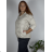 Ärmellose Jacke mit langen Ärmeln (uni sl) ITALIENISCHE Mode IMC17326 46/48/50 beige
