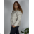 Ärmellose Jacke mit langen Ärmeln (uni sl) ITALIENISCHE Mode IMC17326 46/48/50 beige