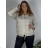 Ärmellose Jacke mit langen Ärmeln (uni sl) ITALIENISCHE Mode IMC17326 46/48/50 beige