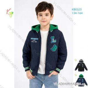Langärmlige Kapuzenjacke mit Reißverschluss für Jungen (134-164) KUGO FB0323