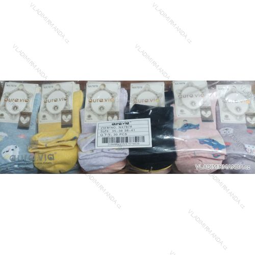 Klassische Baumwollsocken für Damen (36-41) AURA.VIA AURA25NX7878