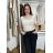 Langärmlige Tunika für Damen (S/M/L EINHEITSGRÖSSE) ITALIAN FASHION IMWCP25NEAPOL