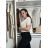 Langärmlige Tunika für Damen (S/M/L EINHEITSGRÖSSE) ITALIAN FASHION IMWCP25NEAPOL