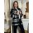 Herbstmantel mit Gürtel, lange Ärmel, Damen (S/M/L ONE SIZE) ITALIAN FASHION IMWCL252807