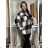 Herbstmantel mit Gürtel, lange Ärmel, Damen (S/M/L ONE SIZE) ITALIAN FASHION IMWCL252807