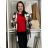 Herbstmantel mit Gürtel, lange Ärmel, Damen (S/M/L ONE SIZE) ITALIAN FASHION IMWCL252807
