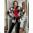 Herbstmantel mit Gürtel, lange Ärmel, Damen (S/M/L ONE SIZE) ITALIAN FASHION IMWCL252807