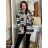 Herbstmantel mit Gürtel, lange Ärmel, Damen (S/M/L ONE SIZE) ITALIAN FASHION IMWCL252807