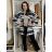 Herbstmantel mit Gürtel, lange Ärmel, Damen (S/M/L ONE SIZE) ITALIAN FASHION IMWCL252807