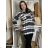 Herbstmantel mit Gürtel, lange Ärmel, Damen (S/M/L ONE SIZE) ITALIAN FASHION IMWCL252807