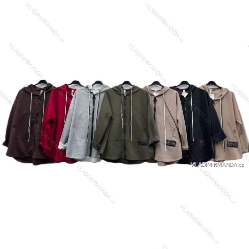 Jacke dünne lange Ärmel Frauen (UNI XS-M) ITALIENISCHE MODE IM120049