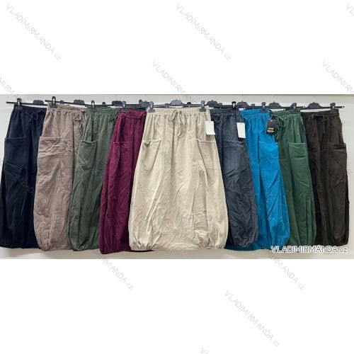 Lange Sommer-Haremshose für Damen (42/44/46 Einheitsgröße) ITALIAN FASHION IM424361