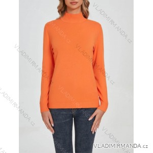 Damen Langarm-Strickpullover mit Stehkragen (XS/S/M ONE SIZE) EXTRAME ITALIAN FASHION IMM23M5821