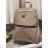 Damenrucksack (Einheitsgröße) TESSRA HANDBAGS TSR23D5651/DUR beige Einheitsgröße