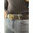 Langer Damenrock (S / M ONE SIZE) ITALIAN FASHION IMWM216874 EINHEITSGRÖSSE schwarz