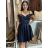 Elegante ärmellose Ballkleid-Spitze (uni s-m) ITALIENISCHE ART UND WEISE IM919919