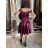 Elegante ärmellose Ballkleid-Spitze (uni s-m) ITALIENISCHE ART UND WEISE IM919919