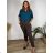 Elegante Hose mit Gürtel für Damen (S/M/L ONE SIZE) ITALIAN FASHION IM425057