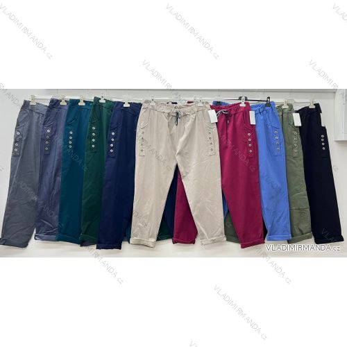Lange Sommerhose in Übergröße für Damen (S/M/L Einheitsgröße) ITALIAN FASHION IM425271
