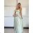 Langes Sommerkleid für Damen mit Trägern (S/M EINHEITSGRÖSSE) ITALIAN FASHION IMPBB24B23868 -   beige -   S / M / L