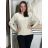Warmer Langarmpullover für Damen (Einheitsgröße S/M/L) ITALIAN FASHION IMPLI247007 S / M / L braun