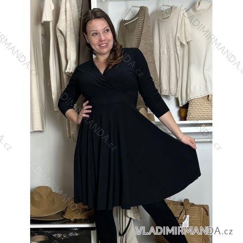 Damen-Langarm-Lederjacke (S-XL) ITALIAN FASHION IMM23MS228058 S/M schwarz