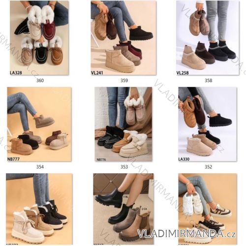 Katalog Winterschuhe für Damen, Schneestiefel, Stiefel, Stiefeletten, Arbeiter, Gummistiefel 36-41 OBT25RIJEN