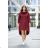 Damen 3/4 Langarm-Hemdkleid (XS/S/M Einheitsgröße) ITALIAN FASHION IMD25030
