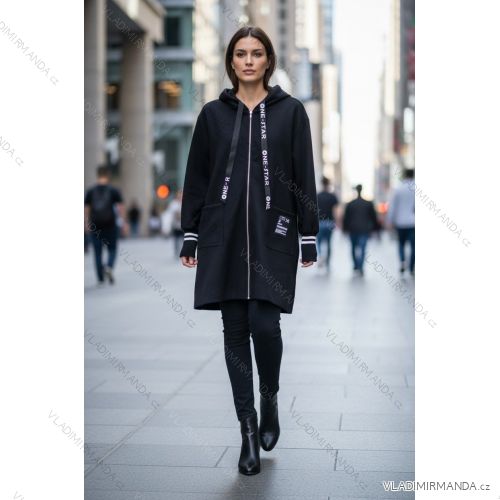 Übergroßes warmes Langarm-Sweatshirt für Damen (50/52/54 Einheitsgröße) ITALIAN FASHION IMD25245