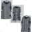 Damen 3/4 Langarm-Hemdkleid (XS/S/M Einheitsgröße) ITALIAN FASHION IMD25030