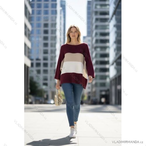 Damen 3/4 Langarm-Hemdkleid (XS/S/M Einheitsgröße) ITALIAN FASHION IMD25030