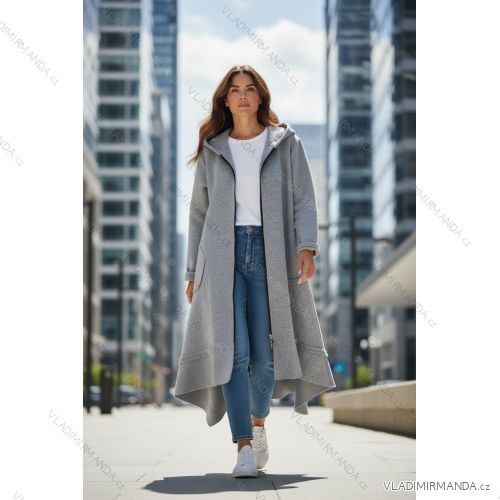 Übergroßes, langärmliges, warmes Damen-Sweatshirt (48/50/52, Einheitsgröße) ITALIAN FASHION IMD25254