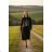 Damen 3/4 Langarm-Hemdkleid (XS/S/M Einheitsgröße) ITALIAN FASHION IMD25030