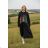 Damen 3/4 Langarm-Hemdkleid (XS/S/M Einheitsgröße) ITALIAN FASHION IMD25030