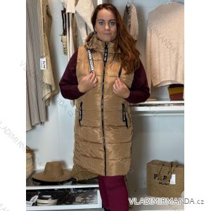 Lange Damenweste mit Kapuze, Übergröße (3XL-7XL) SKORP HH-071TOBIG/DU