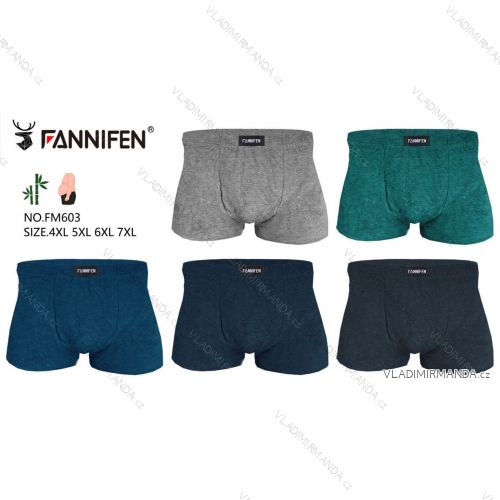 Herren-Boxershorts aus Baumwolle, Übergröße (4XL-7XL) PESAIL PES25340