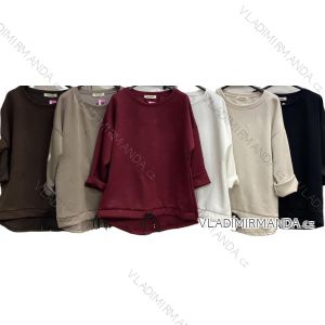 Ärmellose Jacke mit langen Ärmeln (uni sl) ITALIENISCHE Mode IMC17326