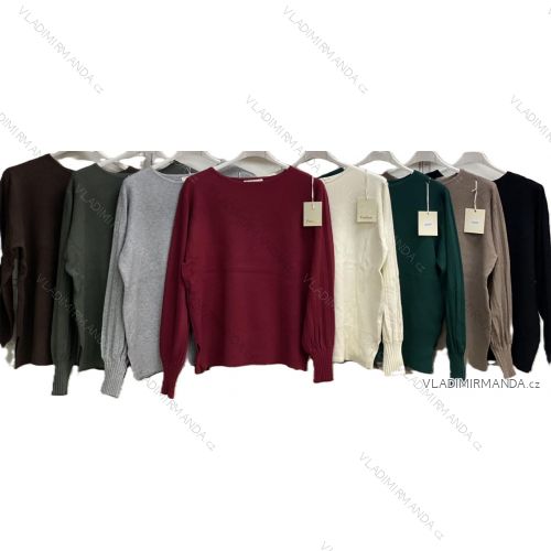 Langärmliges, leichtes Damen-Kapuzensweatshirt mit Reißverschluss, übergroß (52/54/56 ONE SIZE) ITALIAN FASHION IMC25359