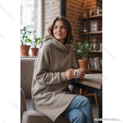Jacke dünne lange Ärmel Frauen (UNI XS-M) ITALIENISCHE MODE IM120049