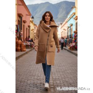 Lange Damen Fleecejacke (SML-XL) ITALIAN FASHION IMD211106
