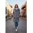 Lange Damen Fleecejacke (SML-XL) ITALIAN FASHION IMD211106