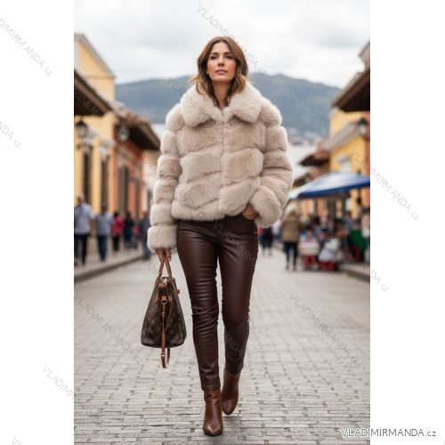 Jacke dünne lange Ärmel Frauen (UNI XS-M) ITALIENISCHE MODE IM120049