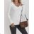 Strickpullover dünner Rollkragen Langarm Damen (L / XL ONE SIZE) ITALIAN FASHION IMD211110